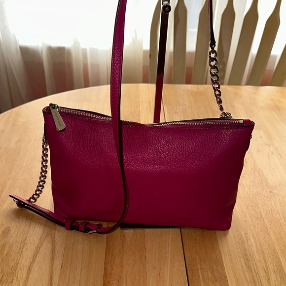 Michael Kors Handbags - Michael Kors EUC Pink Leather Shoulder Bag